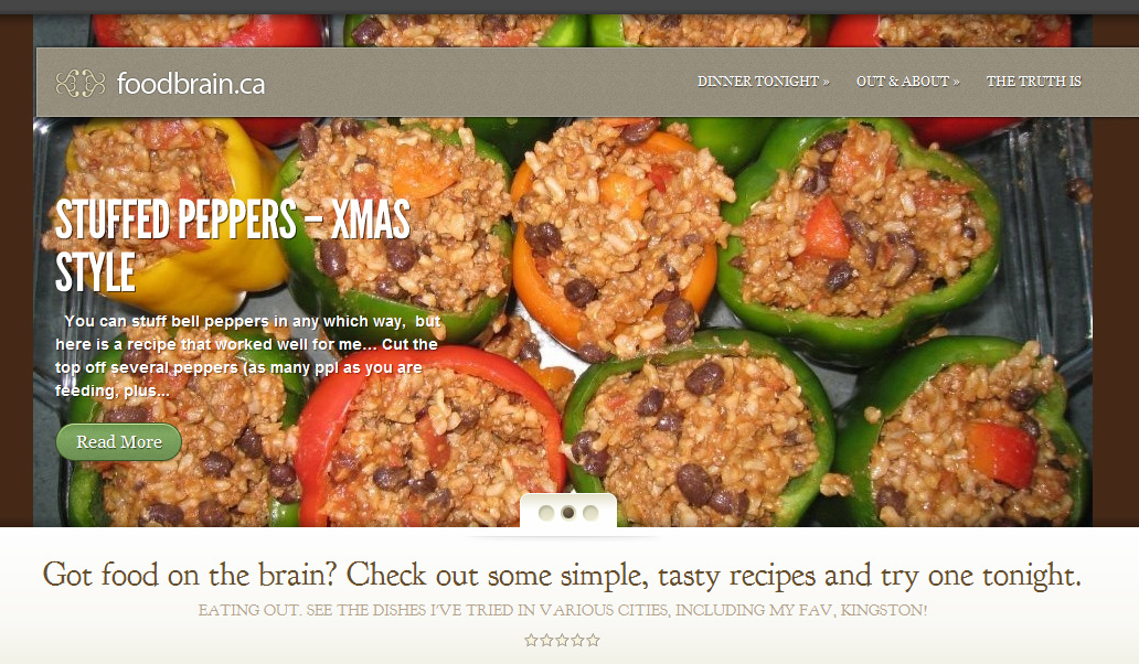 New Website for FoodBrain.ca